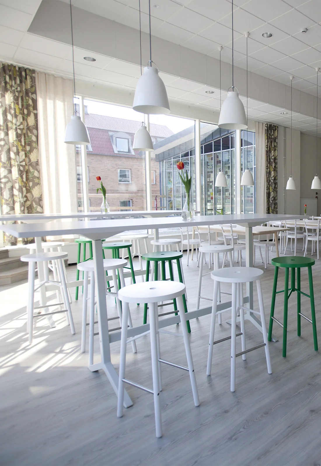 Ett projekt som Victorias interiör och arkitektur utförde för Varbergs Sparbank