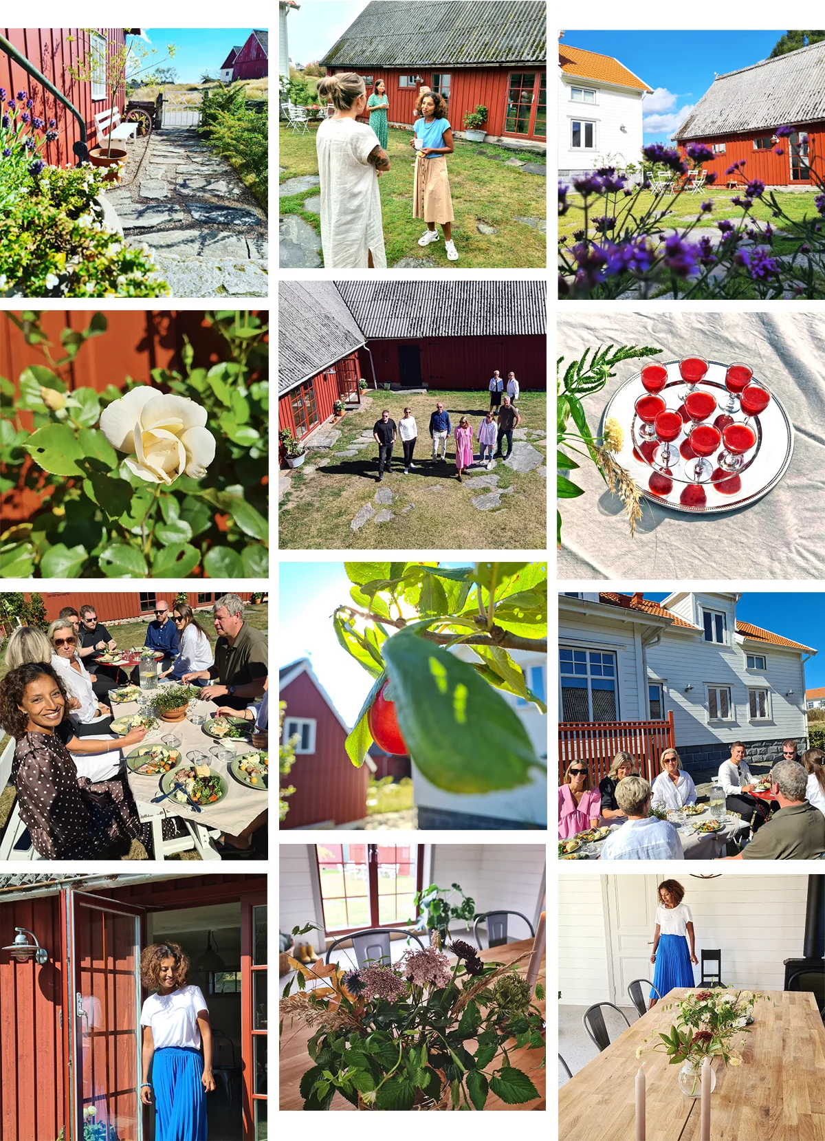 Föreläsningar under sommaren 2022 på Albrekts gård nära Varberg i Halland med Victorias interiör och arkitektur